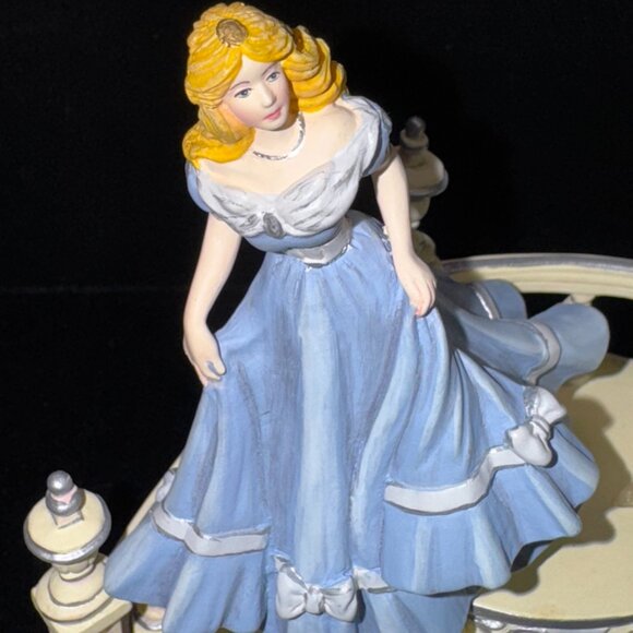 Collector Gallery Resin Cinderella Clock figurine Glass slipper Disney - 1496 - Picture 5 of 13